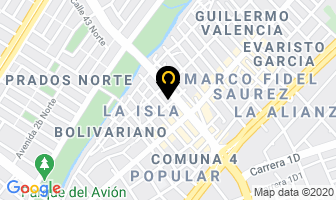 Mapa de Metalicas “Marco Tulio” en Cali