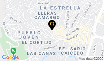 Mapa de Metálicas Martínez en Cali