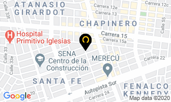 Mapa de Metálicas Metal Diseños en Cali