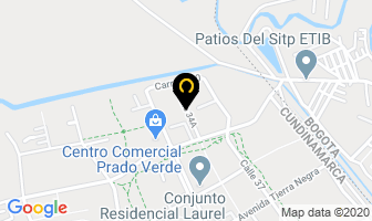 Mapa de Metalicas Mora en Soacha