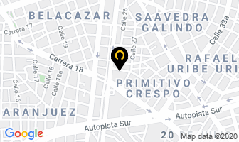 Mapa de Metálicas Muñoz Cali Ltda. en Cali