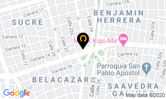 Mapa de Metalicas R&r en Guadalajara de Buga