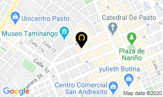 Mapa de Metalicas Superior en Pasto