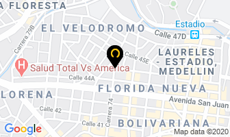 Mapa de Metalix en Medellín