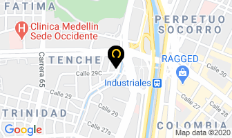Mapa de Metalizar Ltda. en Medellín