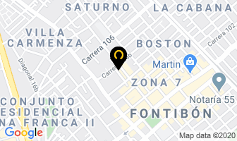 Mapa de Metalmecánica Martínez en Bogotá D.C