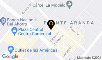 Mapa de Metalmecánicas Camaro en Bogotá D.C