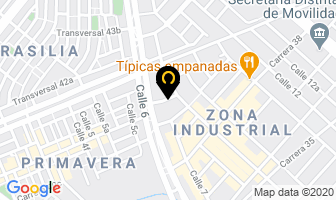 Mapa de Metaloplasticas - Treeplast en Bogotá D.C