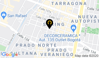 Mapa de Metaltec en Bogotá D.C