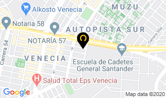 Mapa de Metalygas S.a.s en Bogotá D.C
