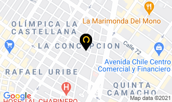 Mapa de Metapsiquica en Bogotá D.C