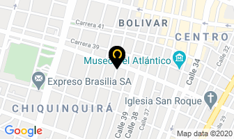 Mapa de Metric E.u. en Barranquilla