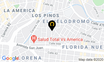 Mapa de Metro Alarmas Ltda. en Medellín