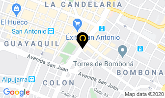 Mapa de Metro Hotel en Medellín