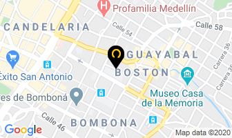 Mapa de Metro Resortes S.a.s. en Medellín