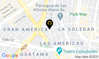 Mapa de Metrocal Ltda. en Bogotá D.C
