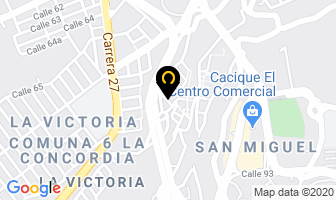 Mapa de Metrofibras De Santander en Bucaramanga