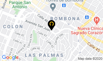 Mapa de Metroguantes en Medellín