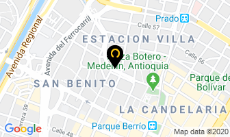 Mapa de Metrolamp Trofeos en Medellín