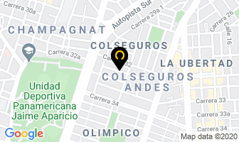 Mapa de Metrologic Colombia S.a.s. en Cali