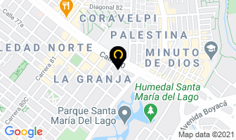 Mapa de Metrotecho en Bogotá D.C