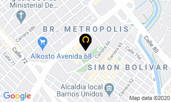 Mapa de Metrotivoli en Bogotá D.C