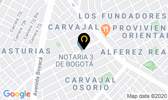 Mapa de Mfh Ingenieria en Bogotá D.C