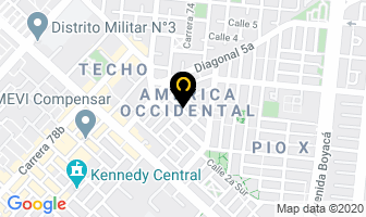 Mapa de Mg Brokers en Bogotá D.C