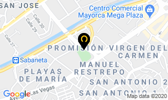 Mapa de M.g.l. Ingenieros S.a. en Medellín