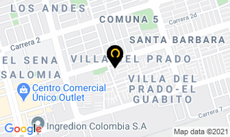 Mapa de Mi Carolina en Cali