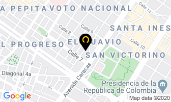 Mapa de Mi Chevrolet en Bogotá D.C