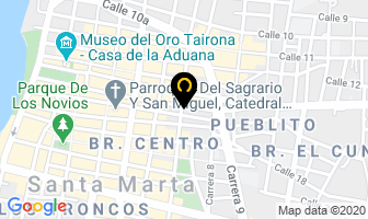 Mapa de Mi Propiedad Inmobiliaria en Santa Marta