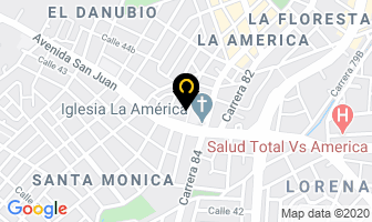 Mapa de Microcinco Cia Ltda en Medellín