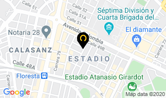 Mapa de Microforros Ltda. en Medellín