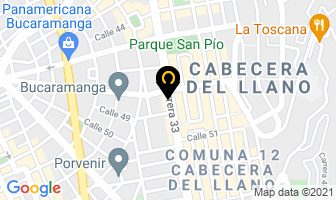 Mapa de Micromed Computadores en Bucaramanga