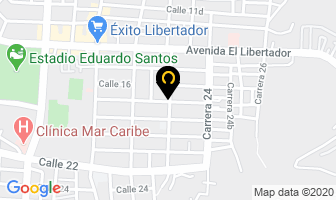 Mapa de Micromercado Jardin en Santa Marta