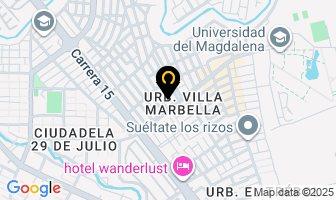 Mapa de Micromercado La U en Santa Marta