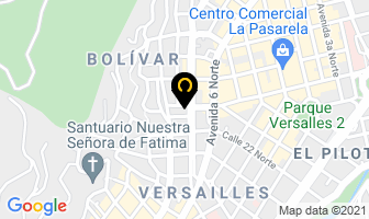 Mapa de Midas Consultores en Cali