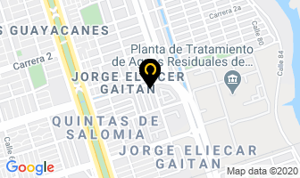 Mapa de Miel La Abejita Maya en Cali