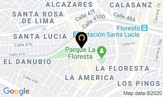 Mapa de Miel Y Canela en Medellín