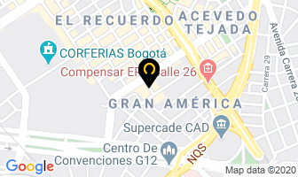 Mapa de Miguel Antonio Páez en Bogotá D.C