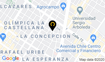 Mapa de Miguel Caballero Ltda. en Bogotá D.C