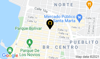 Mapa de Mil Kositas en Santa Marta