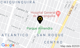 Mapa de Mil Pinturas en Barranquilla