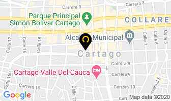 Mapa de Mil Repuestos Ltda. en Cartago