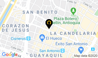 Mapa de Mil Tejidos en Medellín