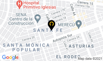 Mapa de Mil Variedades en Cali