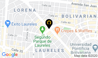 Mapa de Milagros en Medellín