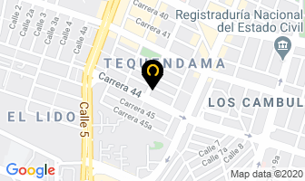 Mapa de Milán Medical Ltda. en Cali