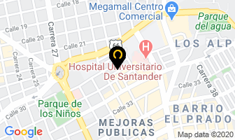 Mapa de Mildred Navarro en Bucaramanga